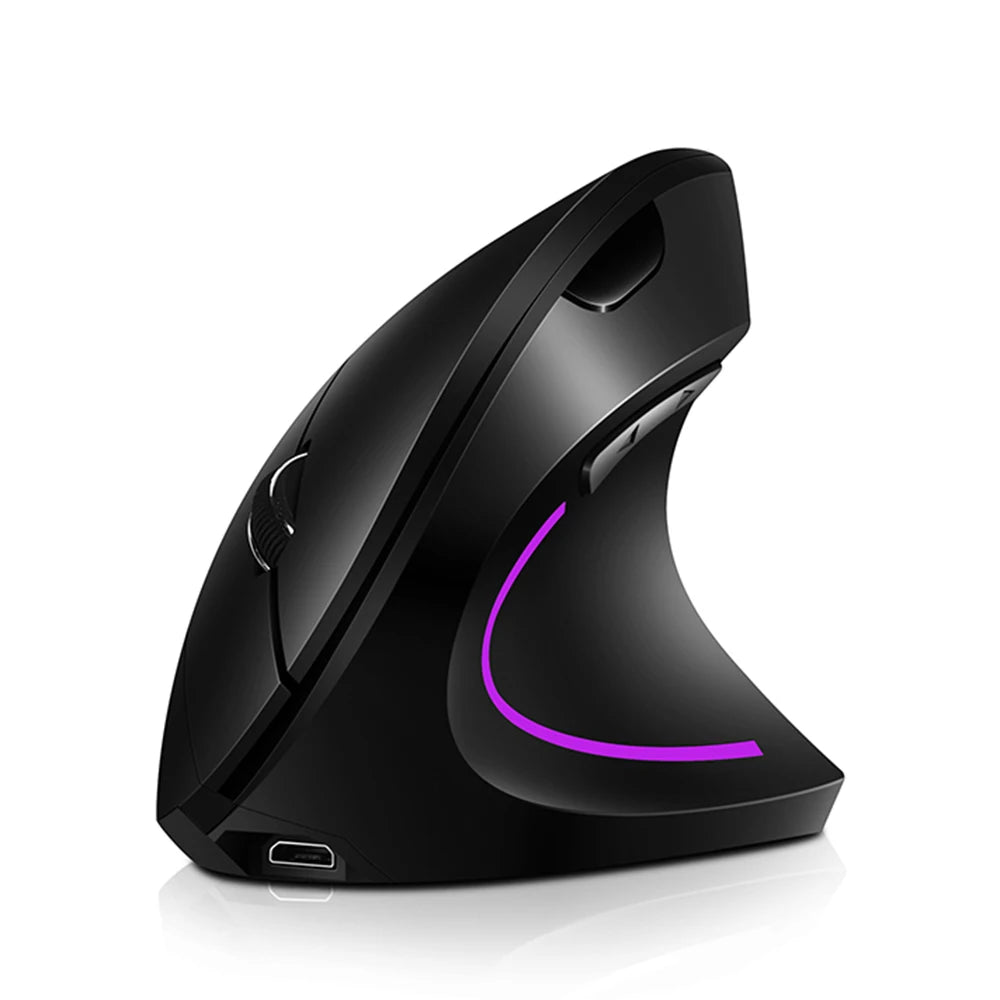 Arealer Wireless Vertical Ergonomic Mouse | 3 DPI, RGB