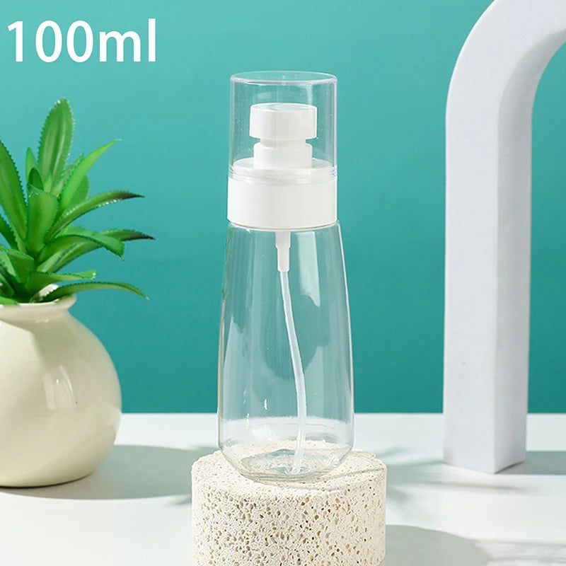 30ml/60ml/100ml Fine Mist Spray Bottle Plastic Bottl Lotion Pump Travel Perfume Water Bottles Refill Peaceful Pleasures Health and Wellness 100ml Transparent