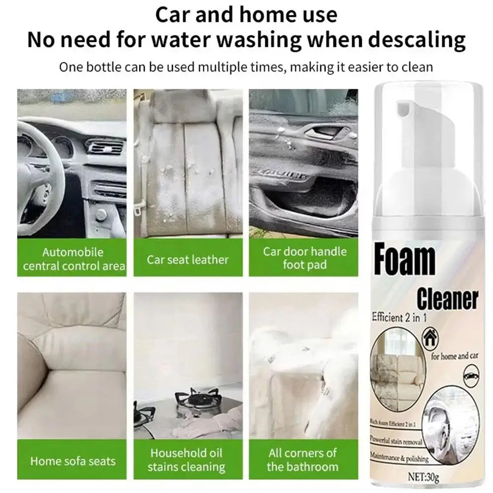 Remove Car Seats Carpets Ceilings Stains Multiple Effects Decontamination Maintenance Polishing Cleaning Tools 30g Foam Cleaner Peaceful Pleasures Health and Wellness
