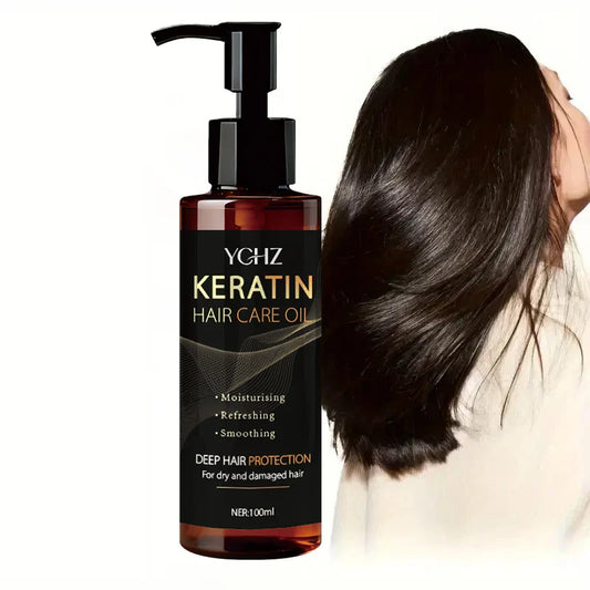 YCHZ Keratin Hair Oil – Smoothing, Shine & Frizz Control 100ml Keratin Hair Oil Oasis Select