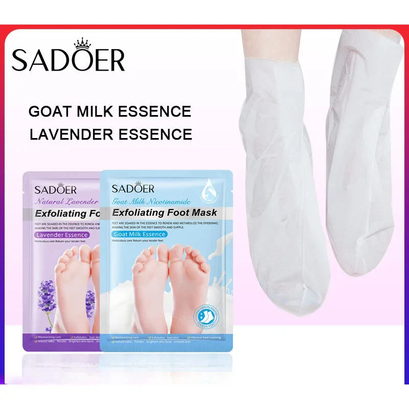 SADOER Foot Peel Mask – Exfoliating Socks for Smooth Feet