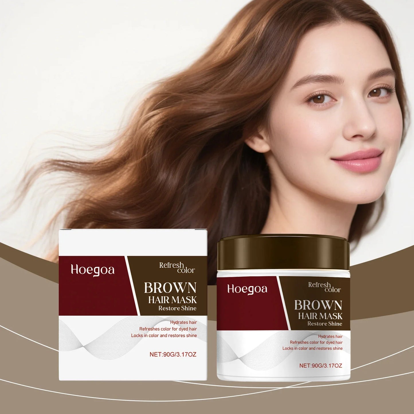 HOEGOA Color Depositing Conditioner – Tones Brass & Boosts Color