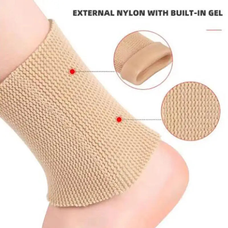 1pc Elastic Ankle Protector Compression Skating Sports Protector Figure Skating Silicone Men And Women's Ankle Protector Peaceful Pleasures Health and Wellness