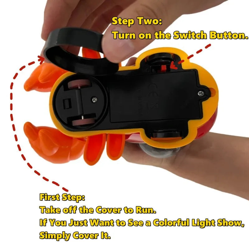 Crawling Crab Baby Toy – Light-Up Musical Interactive Toddler
