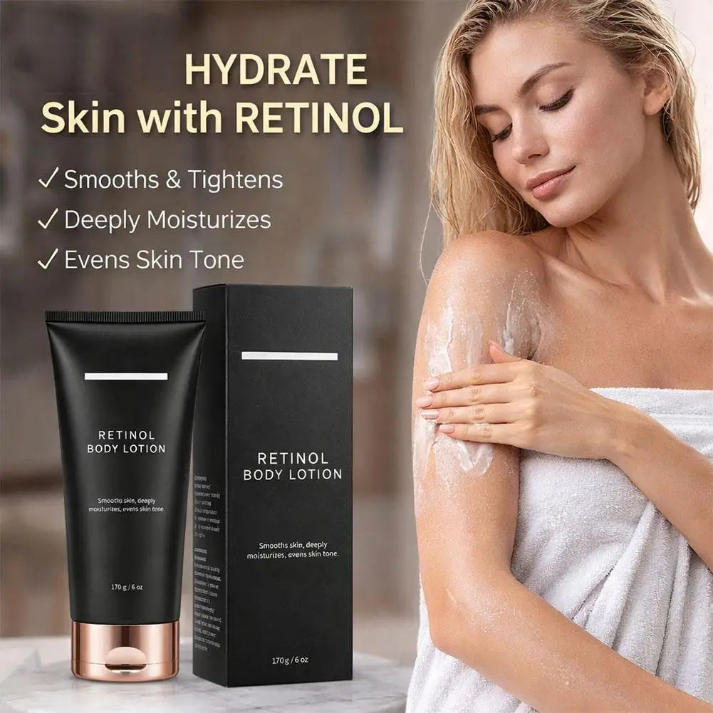 Retinol Body Lotion Moisturizing Firming Body Cream for Crepey Skin, Daily Hydrating Retinol Lotion for Neck & All Body Skincare Peaceful Pleasures Health and Wellness