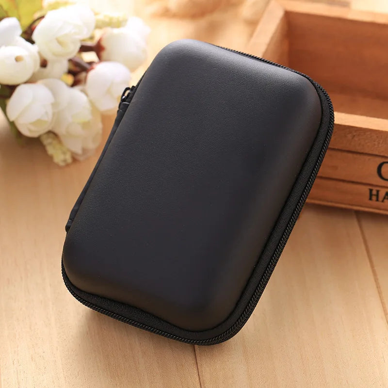 Organizing Storage Bag for Data Cable Phone Charger Headphone - Zipper Change Bag - Home Office Essential Peaceful Pleasures Health and Wellness