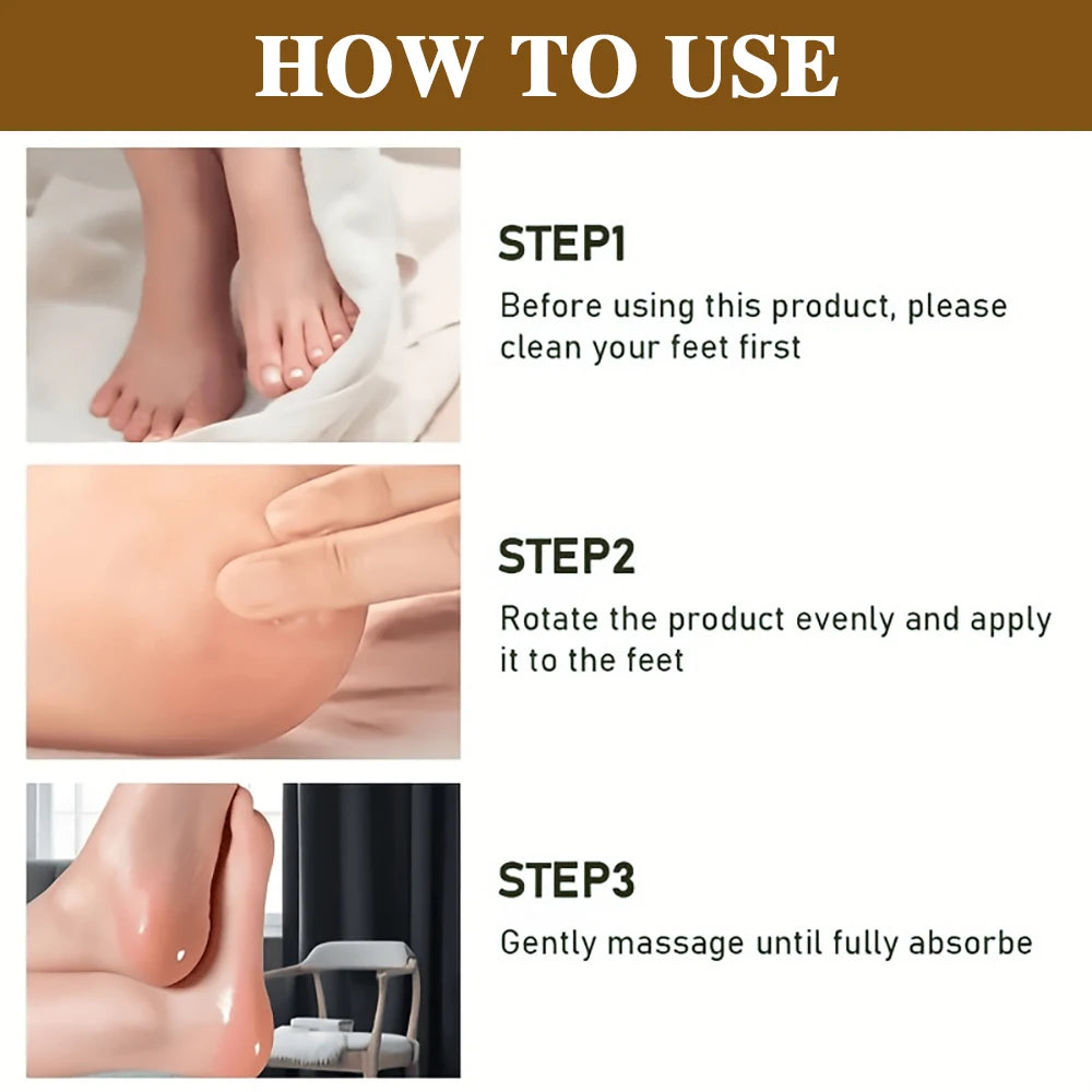 SUYARUN Oat & Witch Hazel Foot Cream - Moisturizing, Soothing, Cracked Heel Repair, Intensive Hydration for Dry Feet. Peaceful Pleasures Health and Wellness