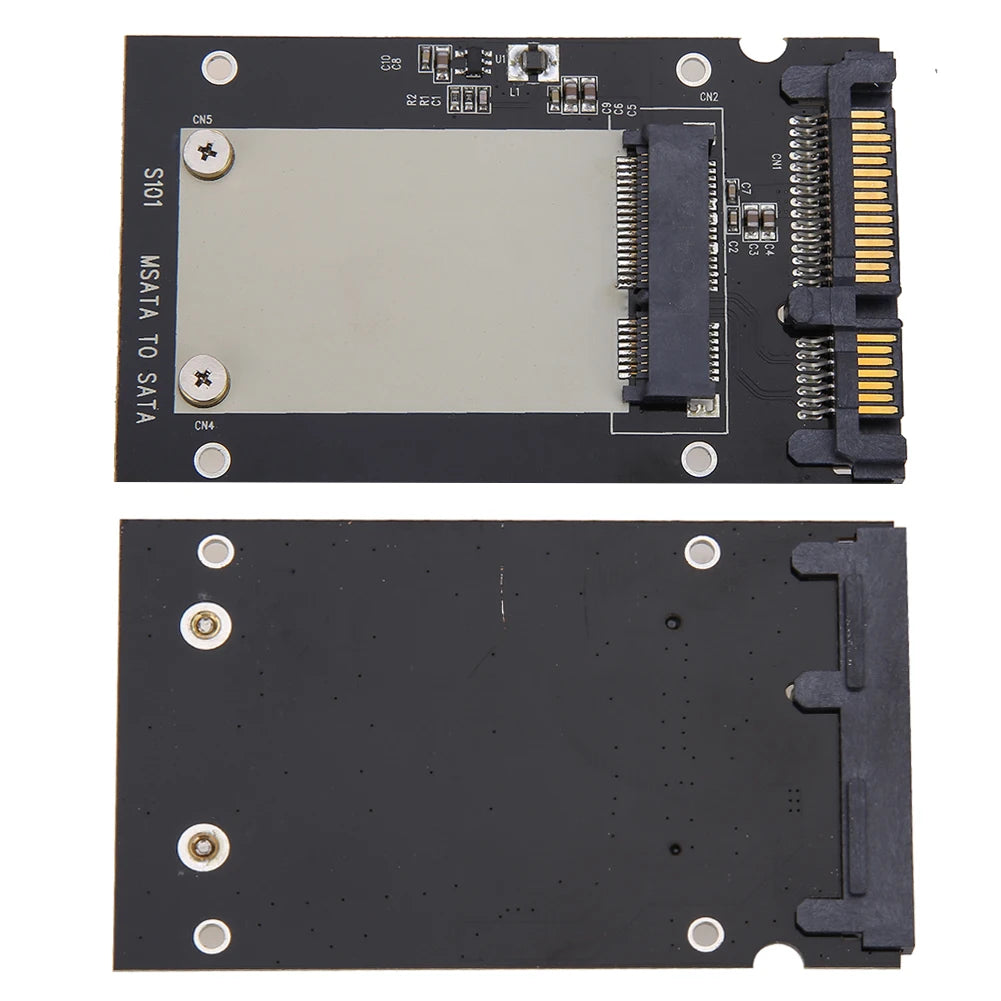 MSATA SSD to 2.5in SATA Convertor Adapter Card Computer Transition Card Peaceful Pleasures Health and Wellness