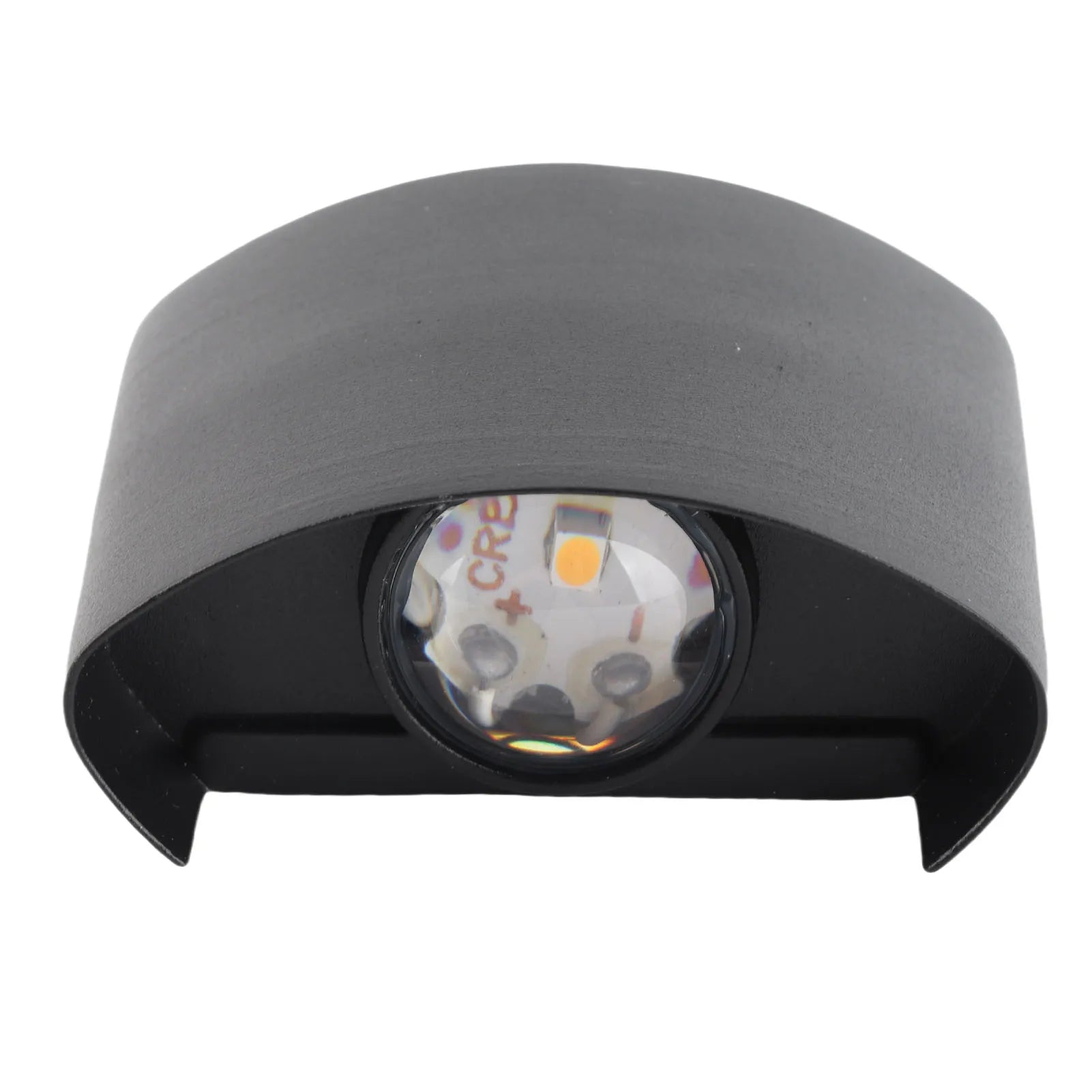 Outdoor Wall Light Rustproof Aluminum Alloy Wall Sconce Lamp Anti Oxidation Black High Brightness 110‑265V for Yard for Porch Peaceful Pleasures Health and Wellness