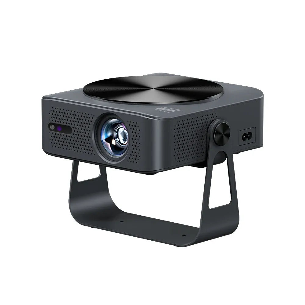 AUN A005 4K 1080P Smart Android Projector | Short Throw LCD Peaceful Pleasures Health and Wellness A005 EU Plug