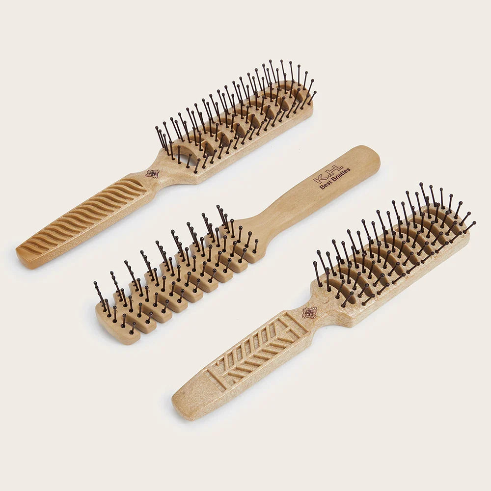 Wooden Wide-Tooth Hair Comb | Scalp Massage & Styling Brush