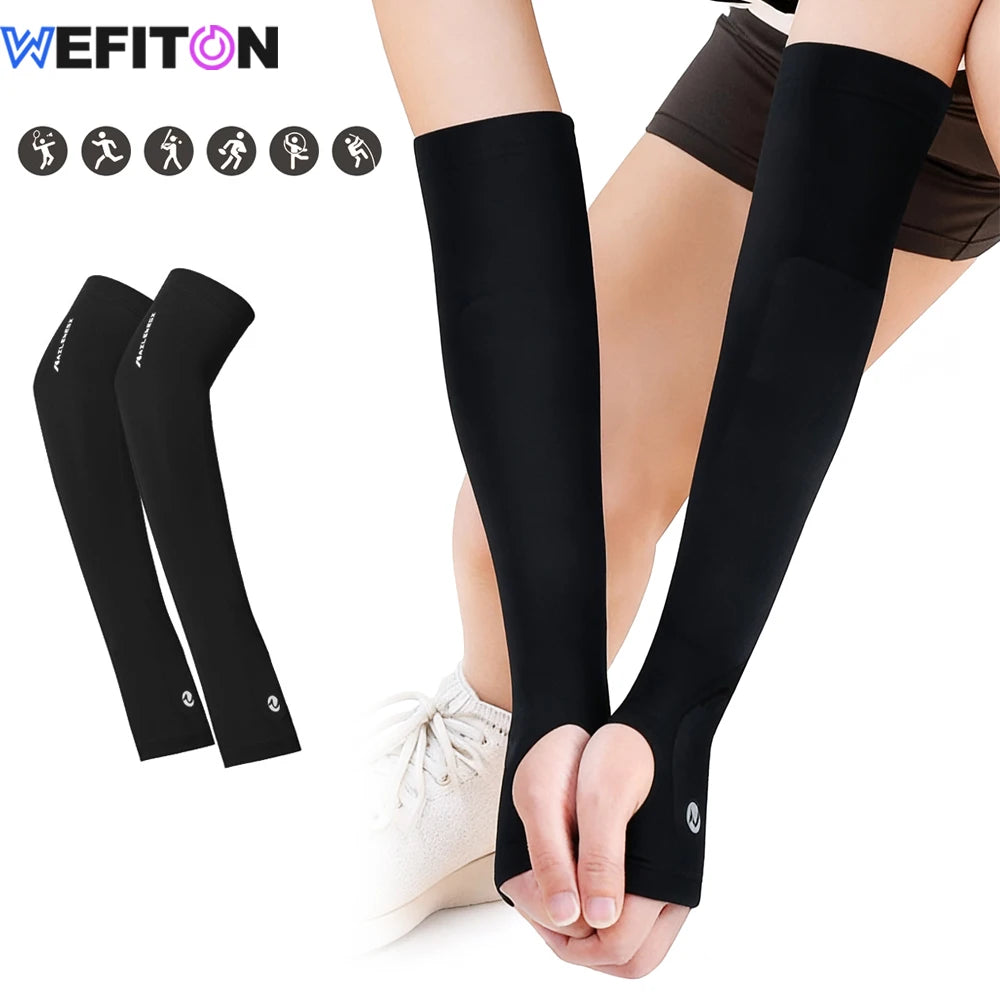 Volleyball Arm Sleeves for Sports - Volleyballs Wrist Guard Protection Pads& Thumbhole,Sports Arms Sleeves for Women,Men & Youth Peaceful Pleasures Health and Wellness