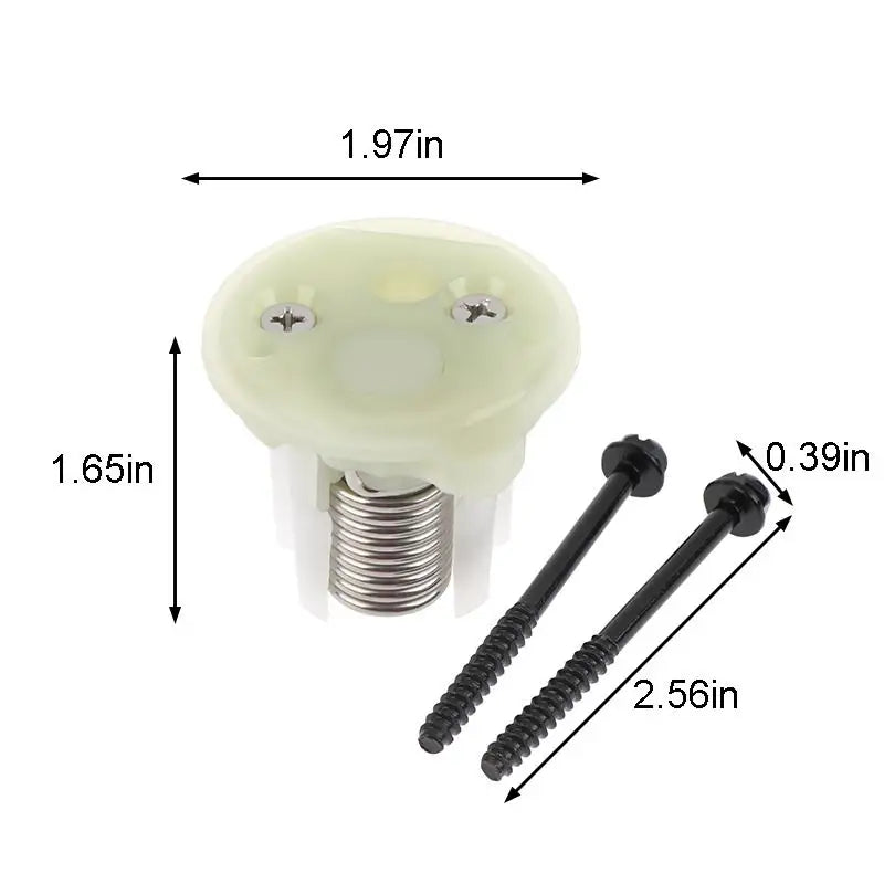 Toilet Flush Spring & White End Cap Kit – Fits 910 510 511