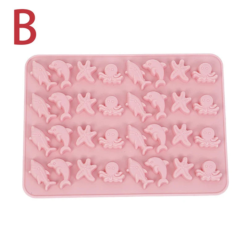 Silicone Mold – Chocolate, Candy, Jelly, Ice & Cake Decor