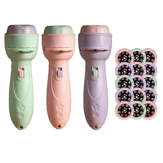 Kids Flashlight Projector 120 Patterns Projector Toys for Kids Preschool Learning Cartoon Torch Light Projection Flashlight Peaceful Pleasures Health and Wellness