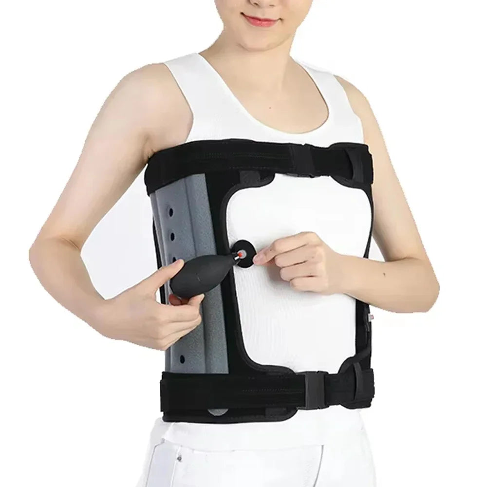 1PC Inflatable TLSO Spinal Brace - Adjustable Back Support for Scoliosis,Post-Surgery-Lightweight Posture Corrector with Airbag Peaceful Pleasures Health and Wellness AS Picute-1PCS M