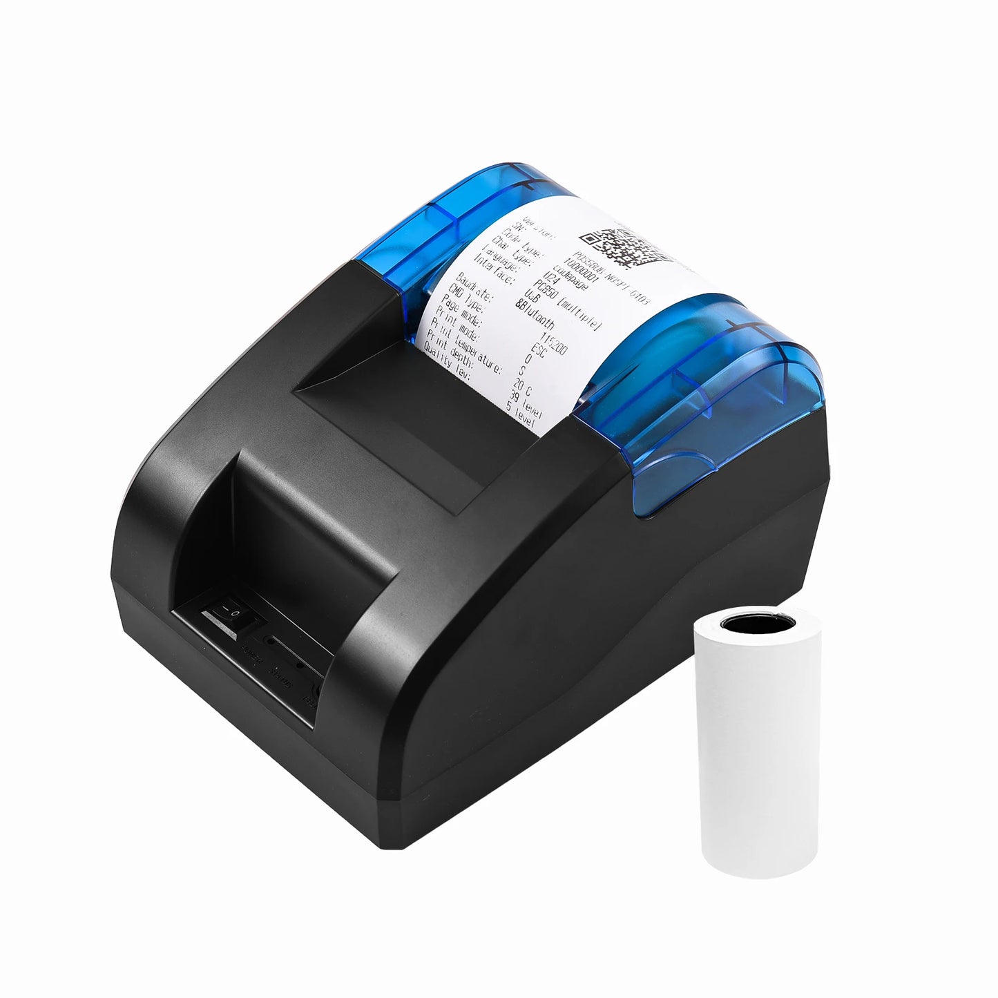 58mm USB Bluetooth Thermal Receipt Printer – Barcode & Logo