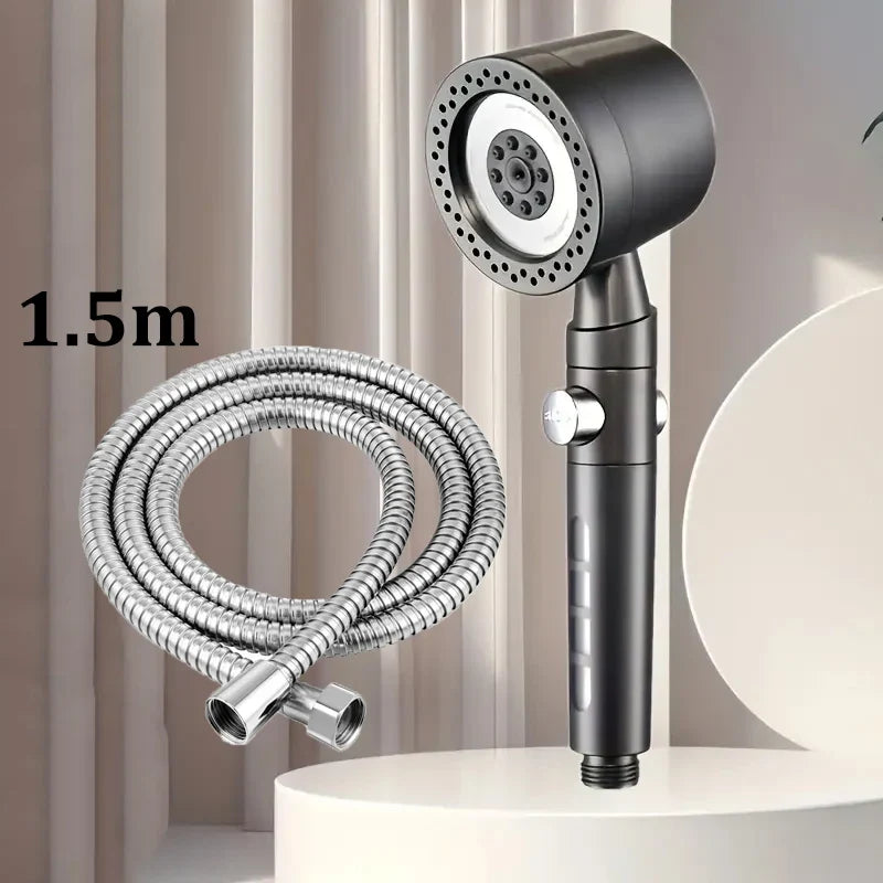 5-Mode Handheld Shower Head | High Pressure & Water Saving