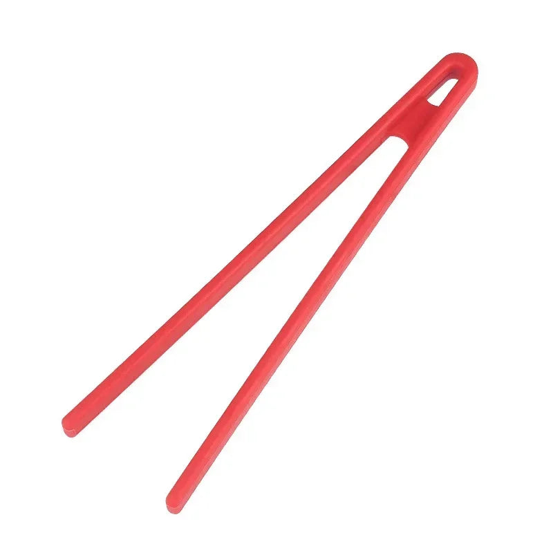 Silicone Food Tongs | Non-Slip BBQ & Salad Cooking Clips