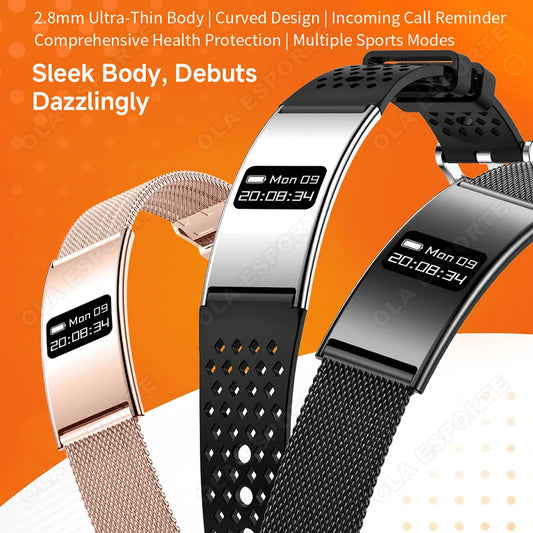 Sports Step Count Smart Bracelet 2026 New Men Women Health Monitoring Fitness Smart Watch Heart Rate Sleep Monitoring Smart Band Peaceful Pleasures Health and Wellness