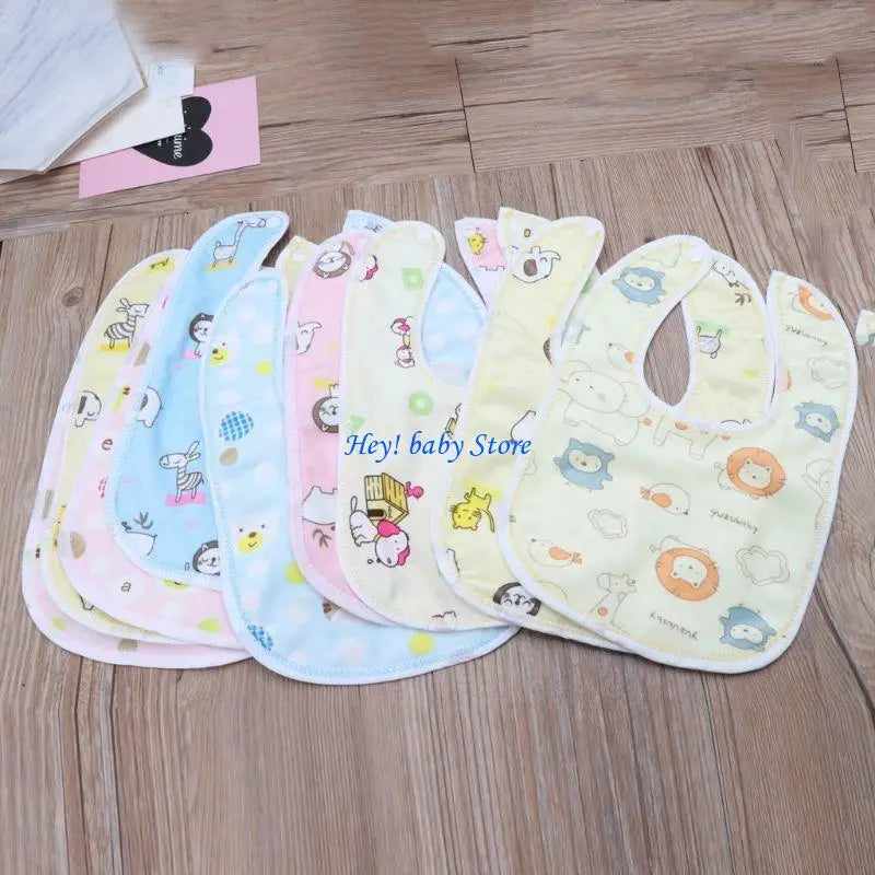Baby Bandana Drool Bibs | Soft Cartoon Triangle Saliva Towel 1–3Y