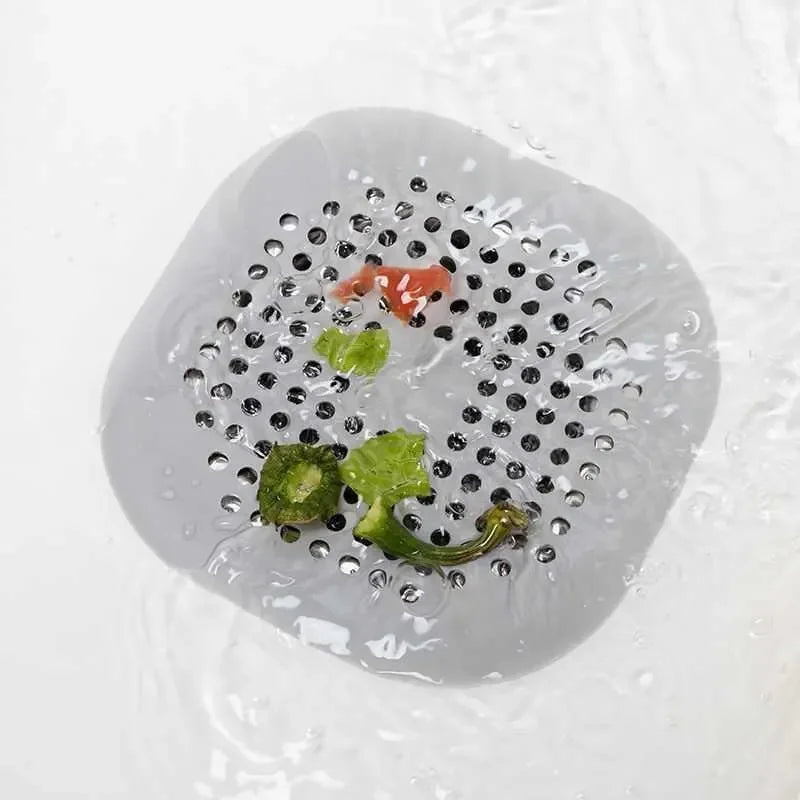 Silicone Square Shower Drain Cover & Sink Strainer 2-Pack Drain Strainer Cover Peaceful Pleasures Health and Wellness
