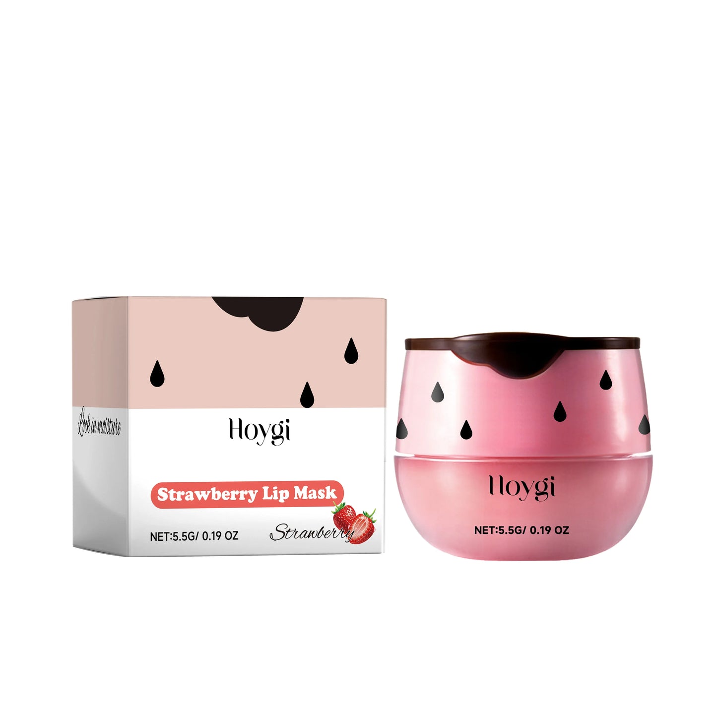 Lip Mask Fade Lip Lines Remove Dead Skin Anti-cracking Dryness Peeling Repair Plumper Bleach Nourish Moisturizing Lip Care Cream Peaceful Pleasures Health and Wellness Strawberry