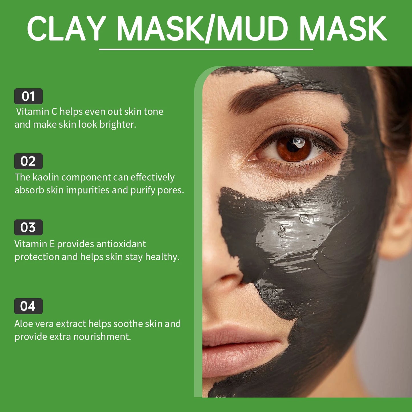 Jaysuing Dead Sea Mud Mask – Cleanse, Brighten & Hydrate