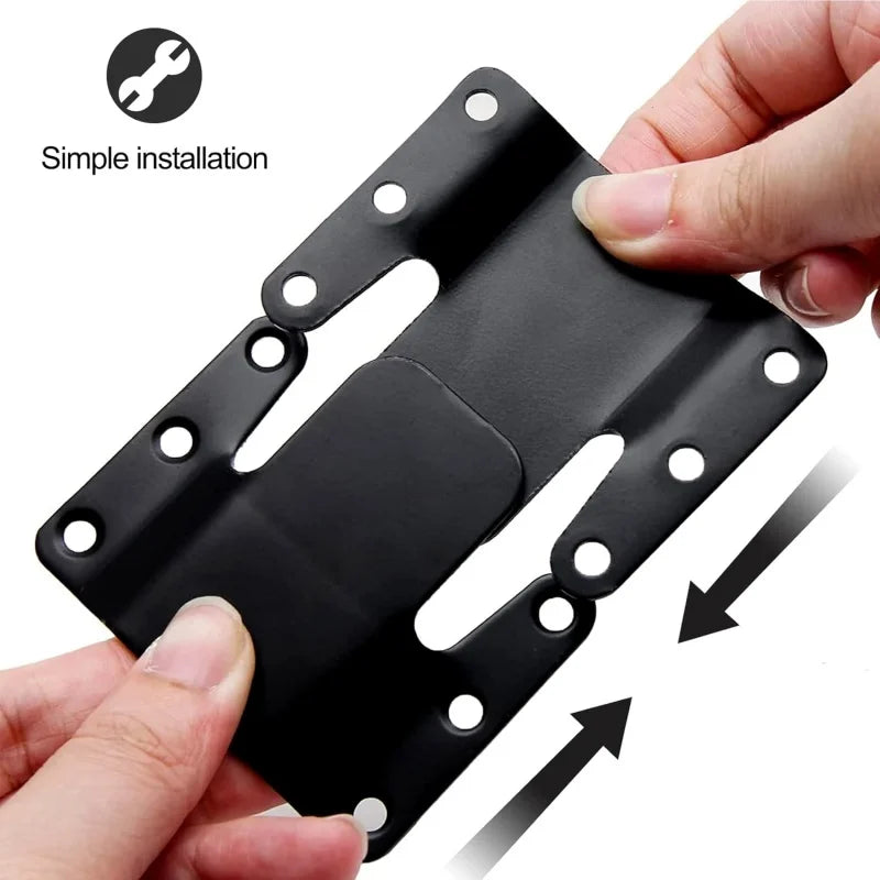 4/8Pcs Sectional Couch Connectors Metal Couch Clips Universal Sofa Connector Interlocking Bracket Furniture Connector Frame Hook Peaceful Pleasures Health and Wellness