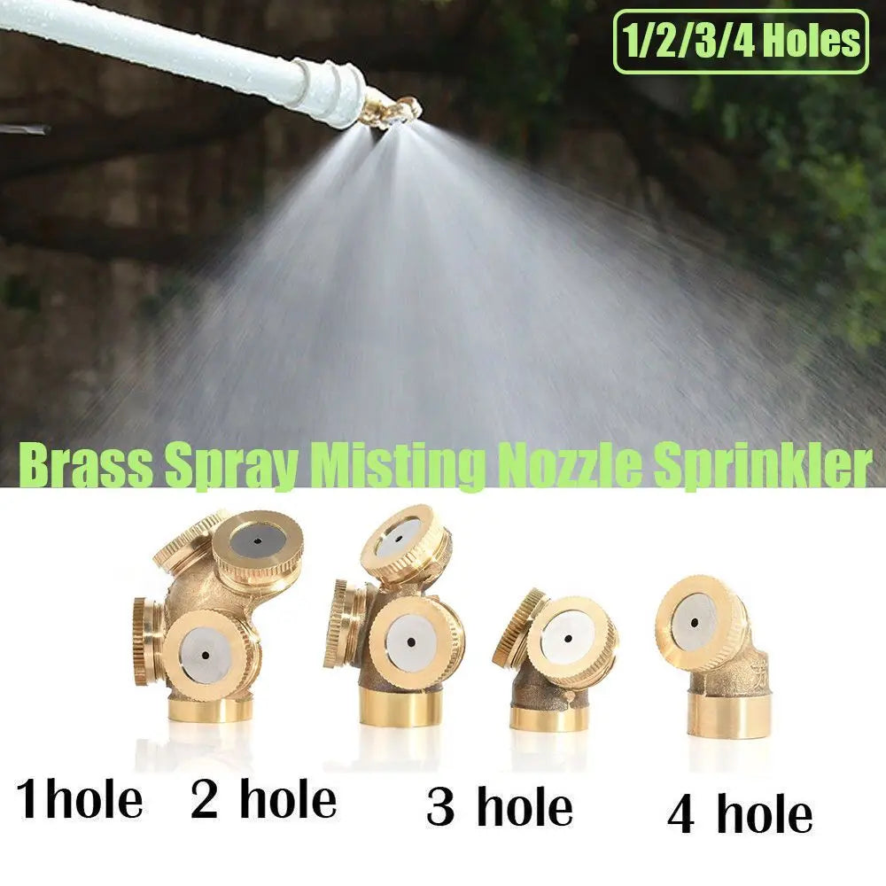 1/2/3/4 Hole Misting Spray Nozzle | Garden Irrigation Sprinkler