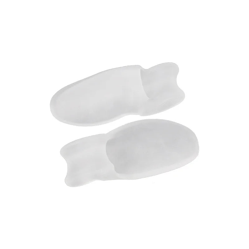 1 Pair Orthotics Silicone Gel Bunion Toe Braces Straightener Separator - Only Fit Night/ Home Use, Long-term Use Peaceful Pleasures Health and Wellness Transparent
