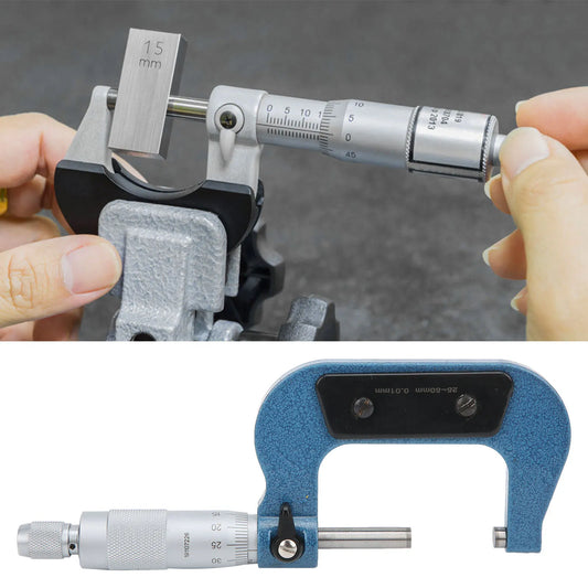 Micrometer Spiral 25 Outside Measuring Calipers Mechanical Structure Peaceful Pleasures Health and Wellness Default Title