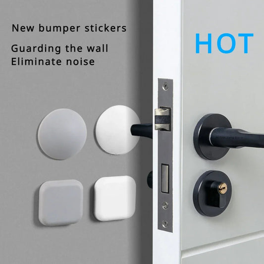 Silicone Door Handle Wall Bumper – No-Drill Self-Adhesive Door Wall Bumper Peaceful Pleasures Health and Wellness