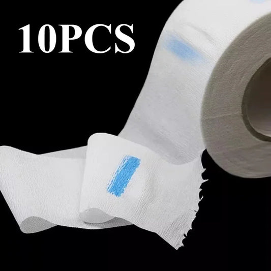 10/5 Rolls Disposable 1 Roll Hair Cutting Accessory Neck Paper Adjustable Barber Dedicated Salon Hairdressing White Neck Strips Peaceful Pleasures Health and Wellness