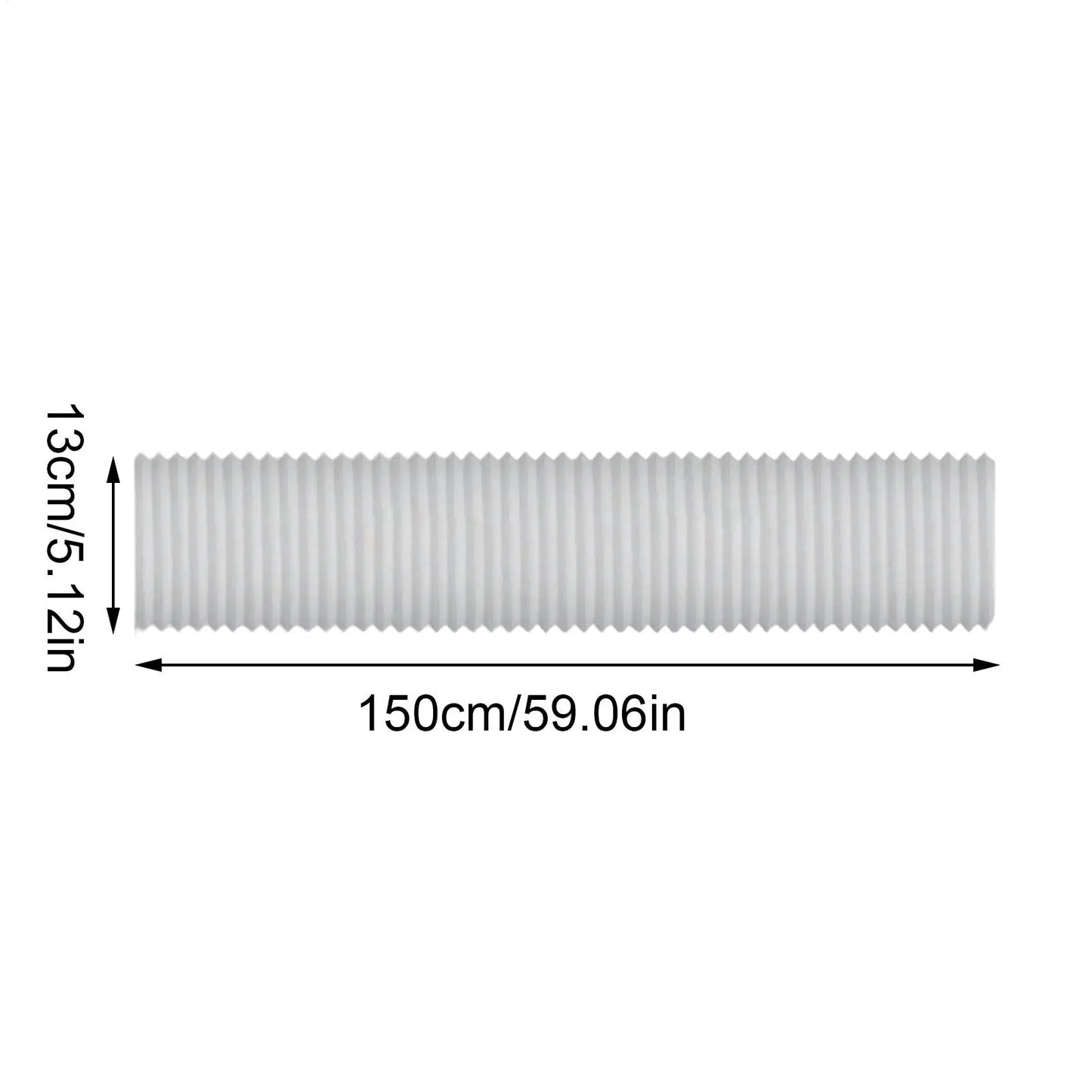 Portable AC Exhaust Duct Hose Connector 13cm & 15cm Flat Nozzle