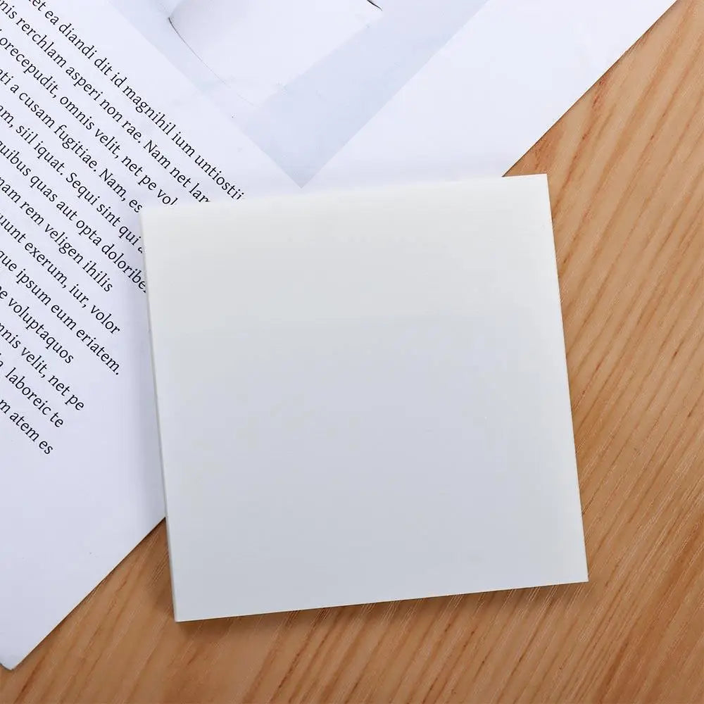 Transparent Sticky Notes PET Memo Pad | Daily To-Do Planner
