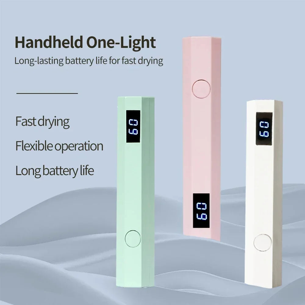 Professional UV LED Nail Lamp Mini Fashion And Powerful Portable Salon Quick Dry USB Nail Dryer Machine Home Phototherapy Tools Peaceful Pleasures Health and Wellness