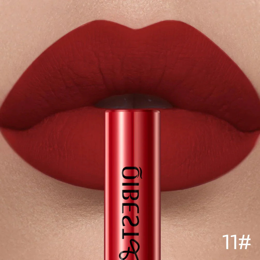 QIBEST Matte Liquid Lipstick – Long-Lasting Velvet Lip Gloss