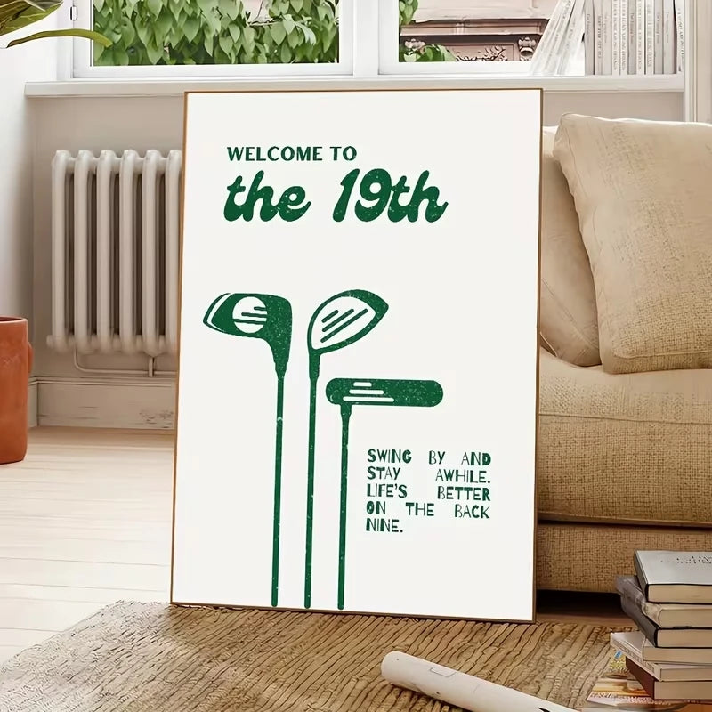 "Welcome To The 19th" Quote Canvas Wall Art Print | Decor