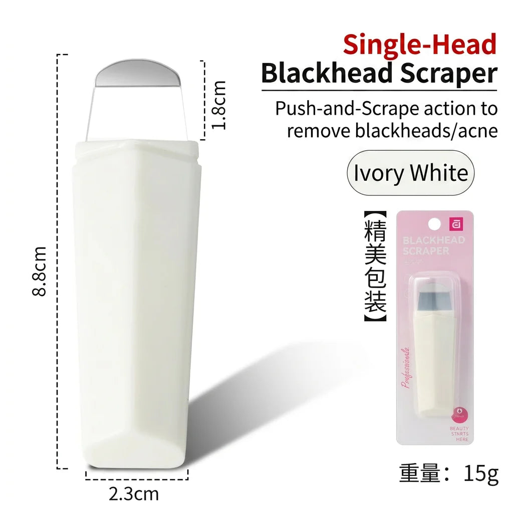 Stainless Steel Blackhead Scraper & Comedone Extractor Wand