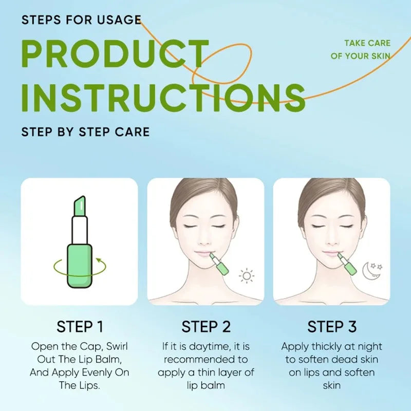 Lip Aloe Balm Moisturizing and Repairing Hydration Peaceful Pleasures Health and Wellness