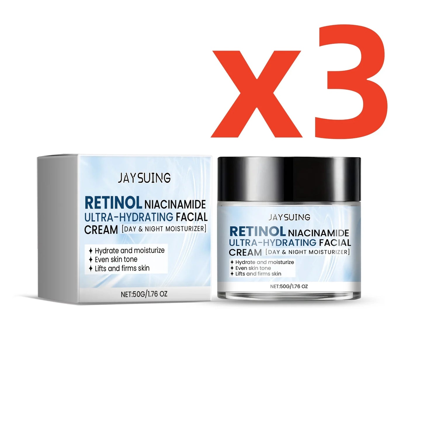 Nicotinamide Face Cream Improve Sagging Dry Skin Anti-Wrinkle Enhances Luster Reduce Dullness Dark Spots Hydrating Facial Cream Peaceful Pleasures Health and Wellness 150g boxed