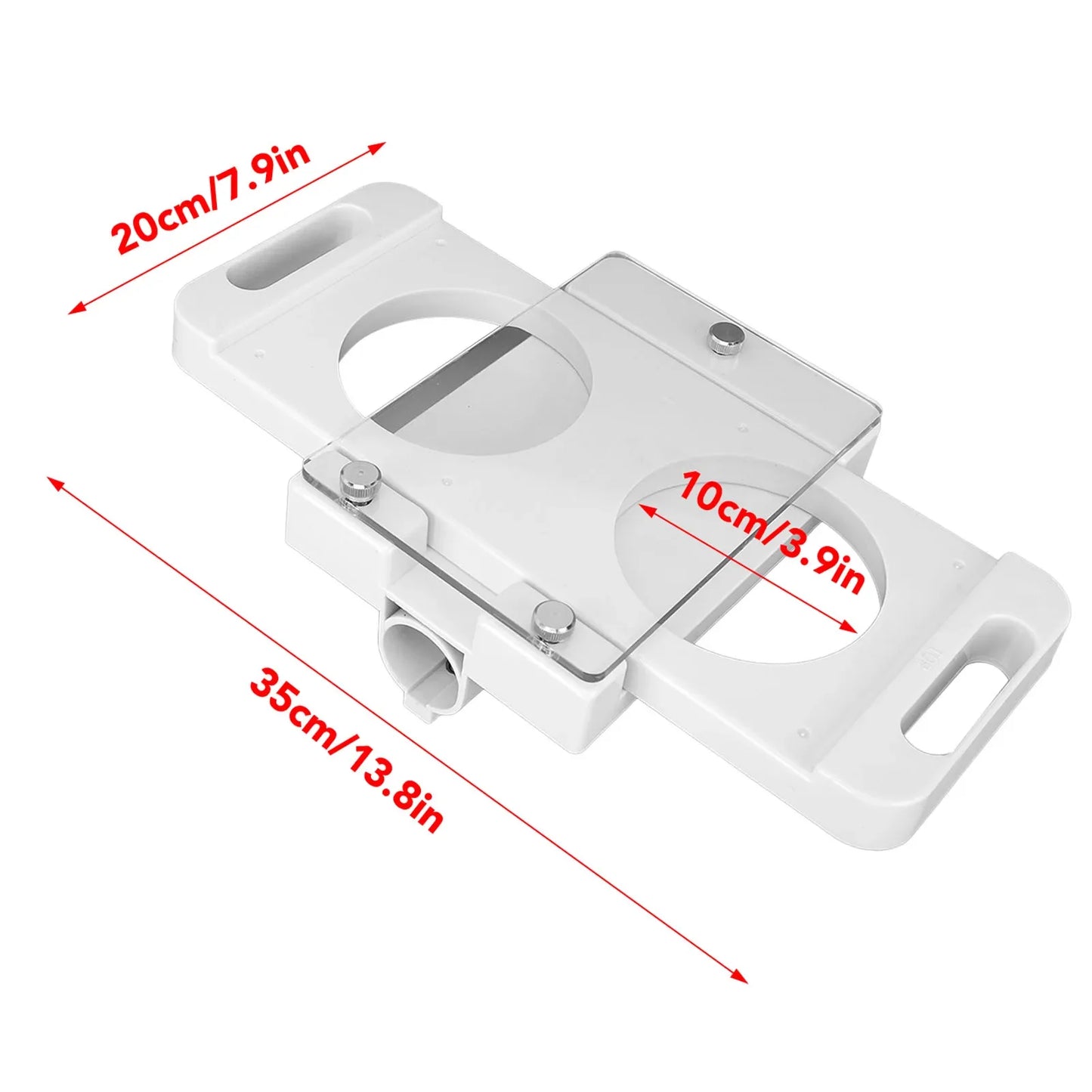 Hamburger Pressing Mould Maker Non Stick 2 Holes ABS Press Patty