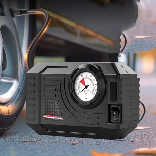Portable Digital Car Air Pump – LED Emergency Light & Preset Portable Tire Inflator Peaceful Pleasures Health and Wellness