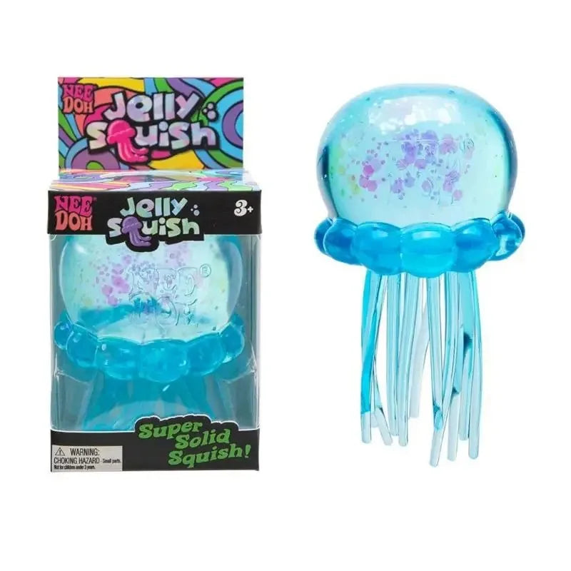 Needoh Fuzz Ball Jellyfish Squishy Blind Box Random Soft Stress
