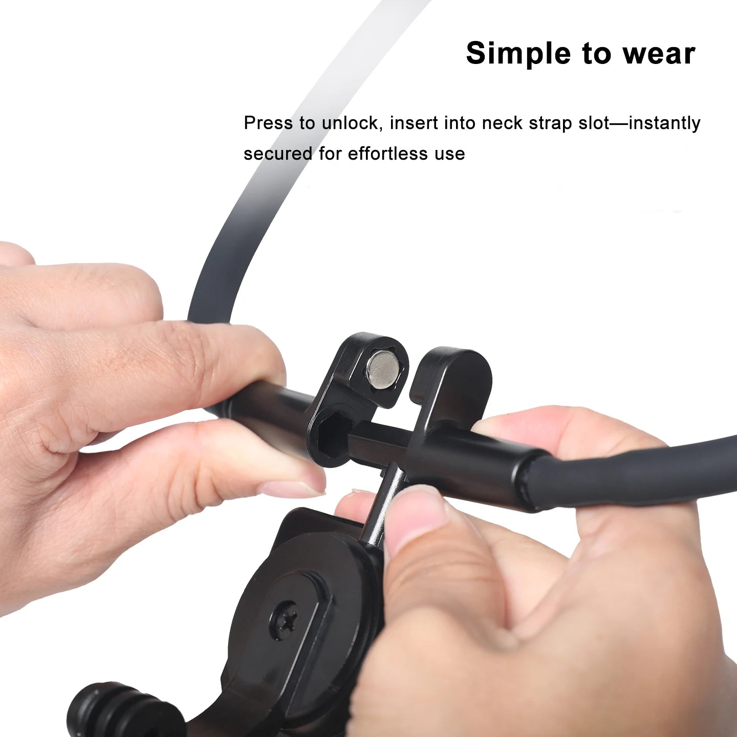 Adjustable Angles For DJI OSMO ACTION 6 Sports Camera First-Person Chest-Mounted Quick-Release Magnetic Neck Strap Mount Peaceful Pleasures Health and Wellness
