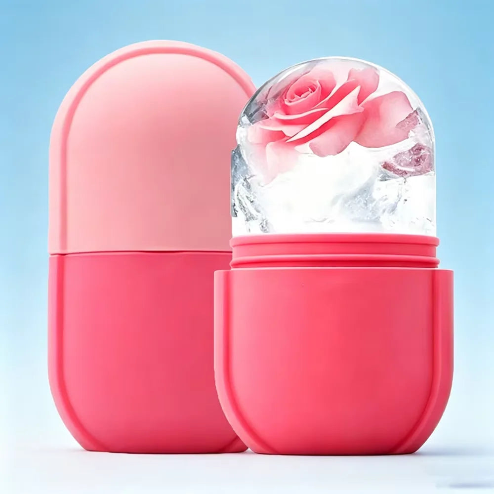 Silicone Ice Roller Face Massager – Pore & Skin Toning Tool