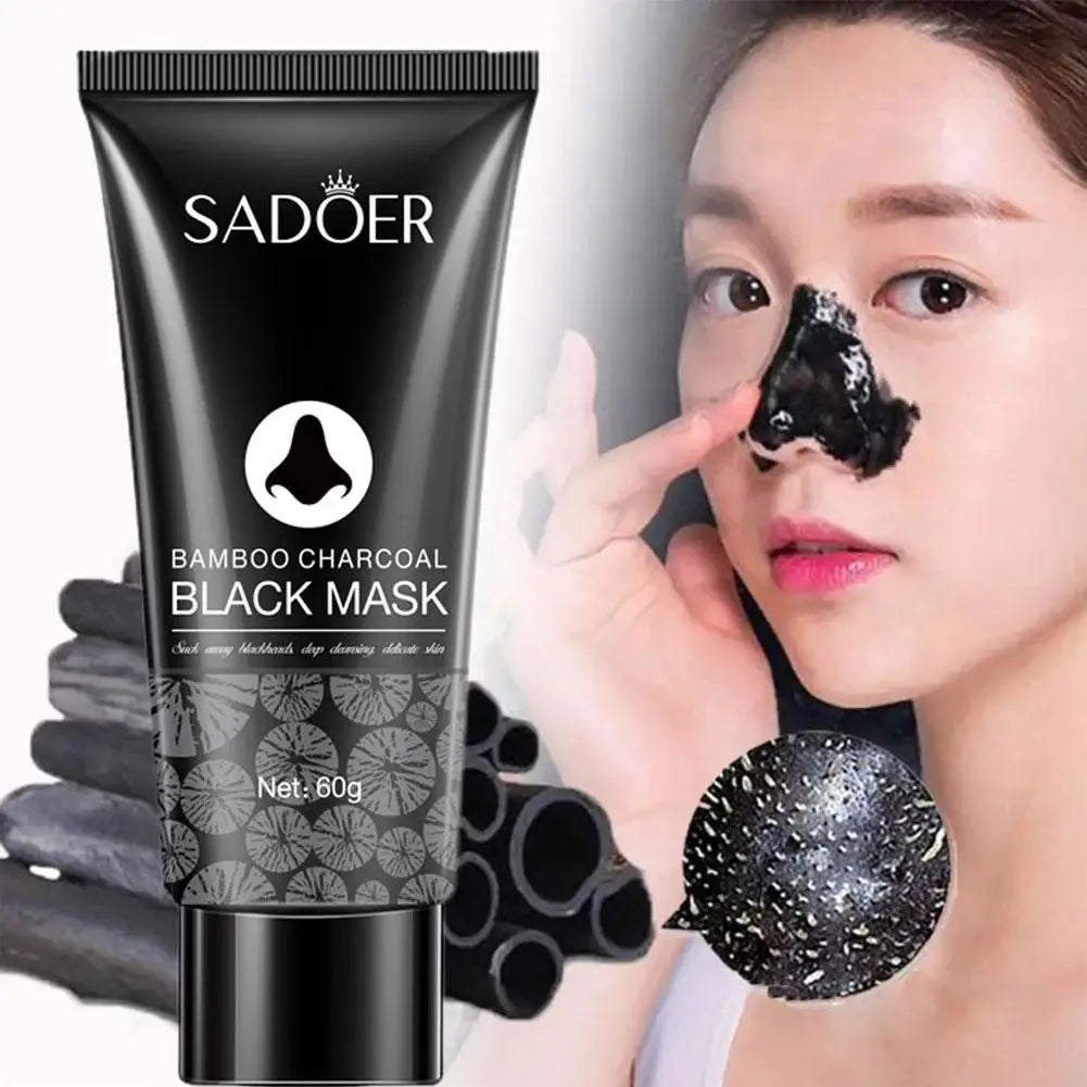 Bamboo Charcoal Peel-Off Mask – Deep Clean Blackhead Remover