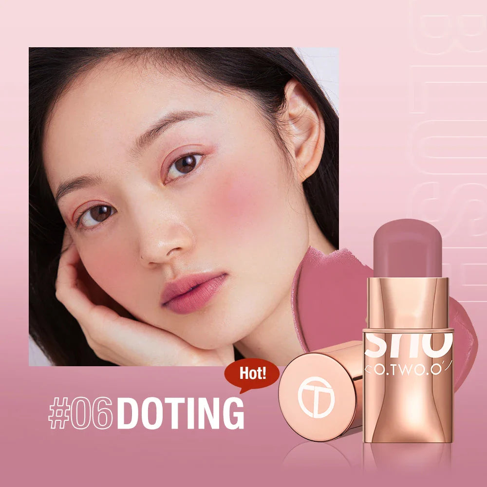 O.TWO.O 3-in-1 Cream Makeup Stick – Lips, Cheeks & Eyes