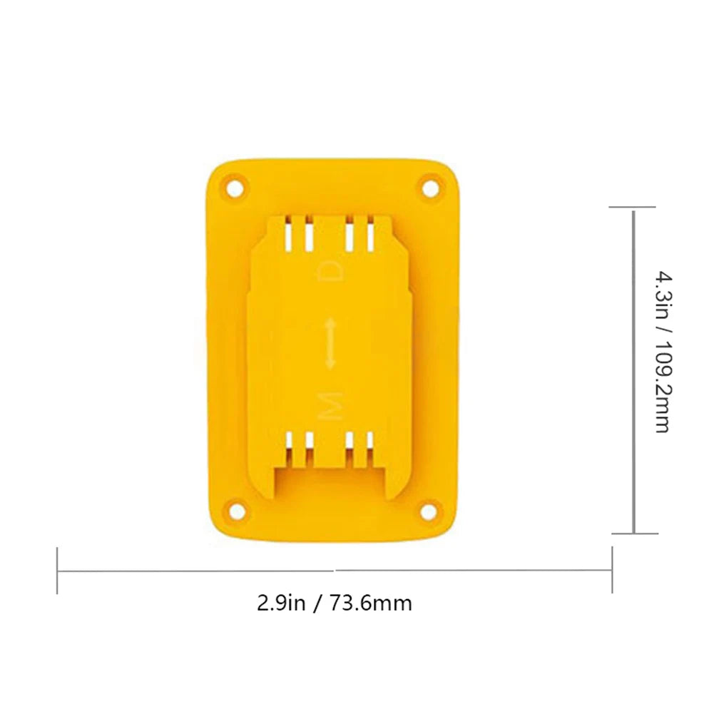Wall Mount Drill Holder Rack for 12V–20V Power Tools | 3/8/12 Pack